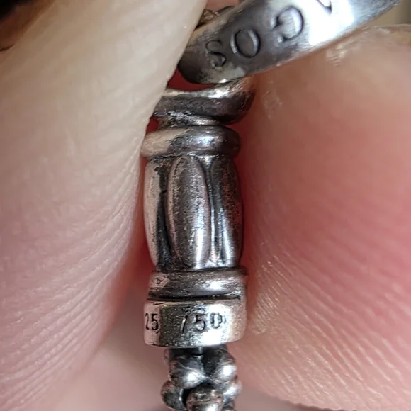 Lagos Soild 18k Gold & Sterling Silver Caviar Pearl Bracelet - Picture 9 of 10